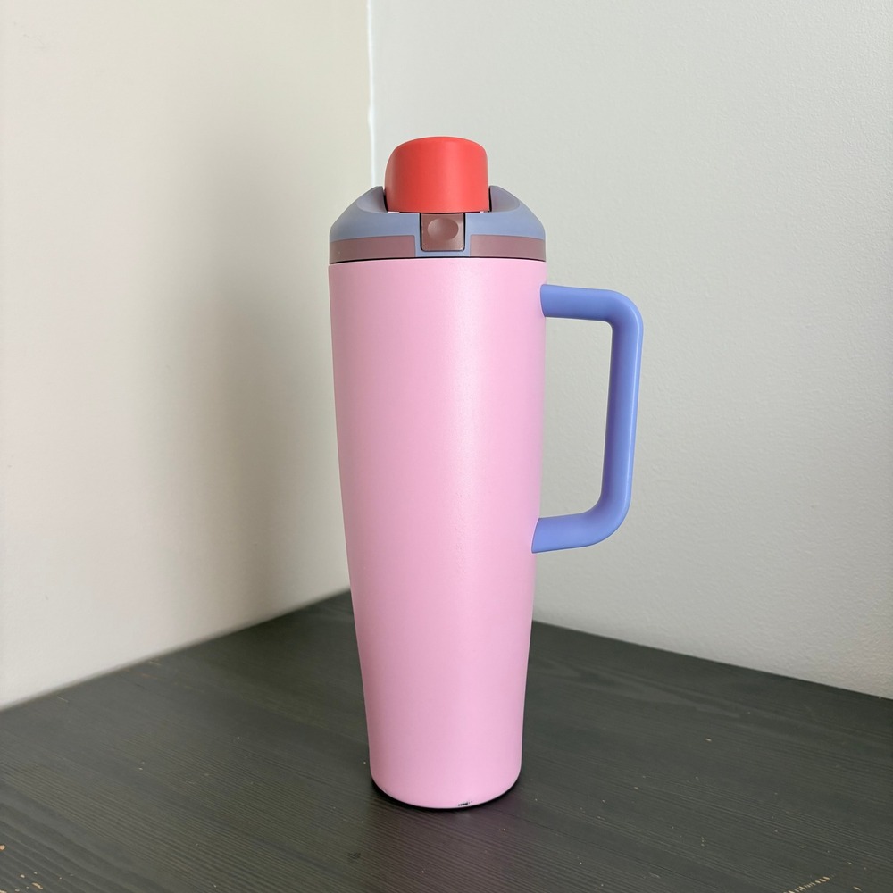 Owala 40oz Tumbler 40oz Pink Blue 2-in-1 Sip Swig Lid Insulated Stainless Steel